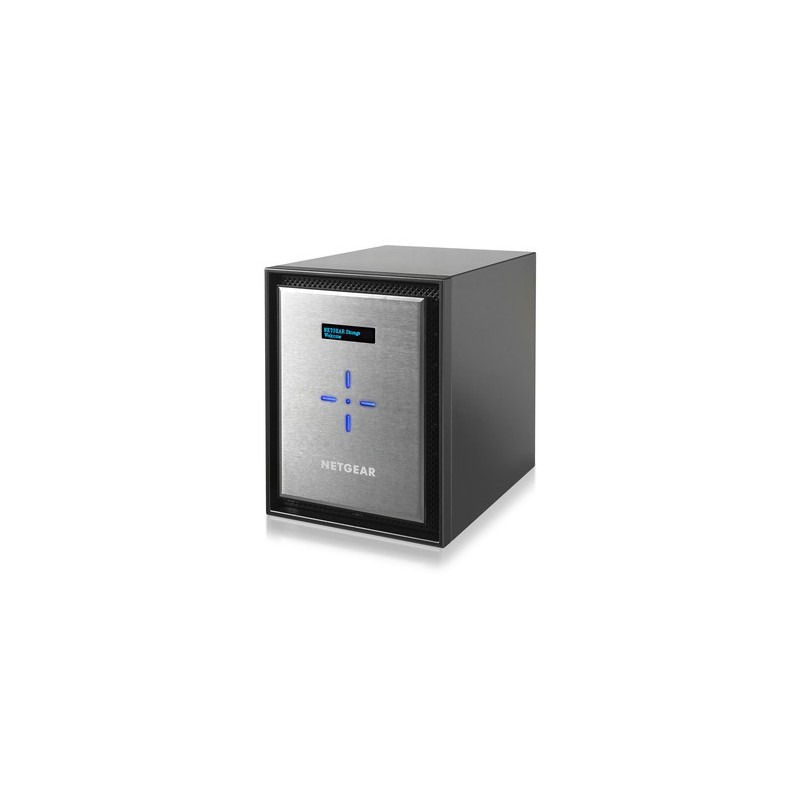 NETGEAR ReadyNAS 626X NAS Mini Tower Intel® Xeon® D D-1521 8 Go DDR4 36 To SSD Noir, Argent
