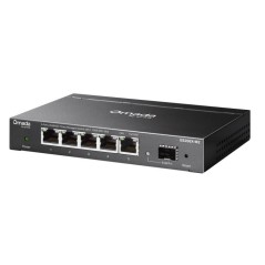 TP-Link Omada ES206X-M2 commutateur réseau Géré L2 2.5G Ethernet (100 1000 2500) Montage sur le bureau ou sur le mur Noir