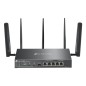 TP-Link Omada ER706WP-4G routeur sans fil Gigabit Ethernet Bi-bande (2,4 GHz / 5 GHz) Noir