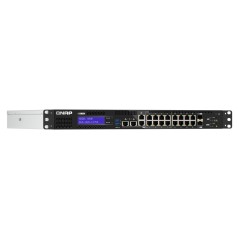 QNAP QGD-1602-C3758-16G commutateur réseau Géré L2 2.5G Ethernet (100/1000/2500) Noir, Gris