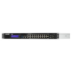 QNAP QGD-1602-C3758-16G commutateur réseau Géré L2 2.5G Ethernet (100 1000 2500) Noir, Gris