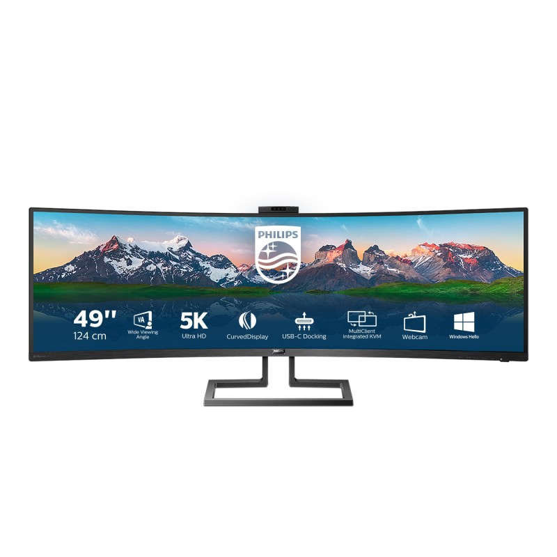 Philips P Line Moniteur LCD incurvé 32:9 SuperWide 499P9H/00 Philips P Line Moniteur LCD incurvé 32:9 SuperWide 499P9H/00