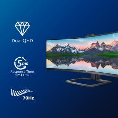 Philips P Line Moniteur LCD incurvé 32:9 SuperWide 499P9H/00