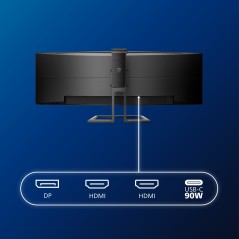 Philips P Line Moniteur LCD incurvé 32 9 SuperWide 499P9H 00