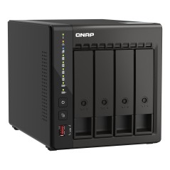 QNAP TS-453E NAS Tower Intel® Celeron® J6412 8 Go 0 To QNAP QTS Noir