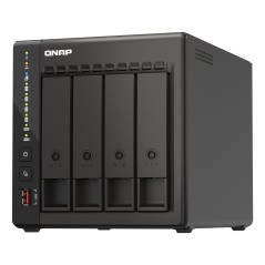QNAP TS-453E NAS Tower Intel® Celeron® J6412 8 Go 0 To QNAP QTS Noir