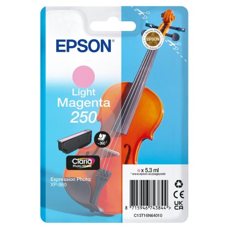 Epson 250 Violin Claria Photo HD cartouche d'encre 1 pièce(s) Original Rendement élevé (XL) Magenta clair