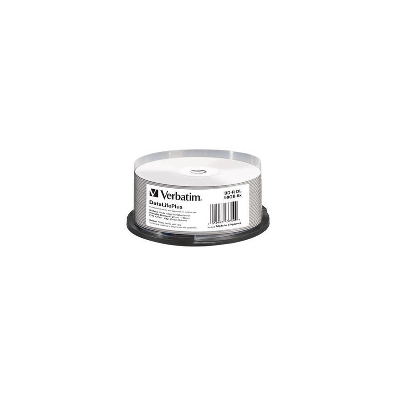 Verbatim DataLifePlus BD-R 50 Go 25 pièce(s)