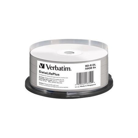 Verbatim DataLifePlus BD-R 50 Go 25 pièce(s)