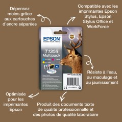 Epson Stag Encre cyan DURABrite Ultra Cerf T1302