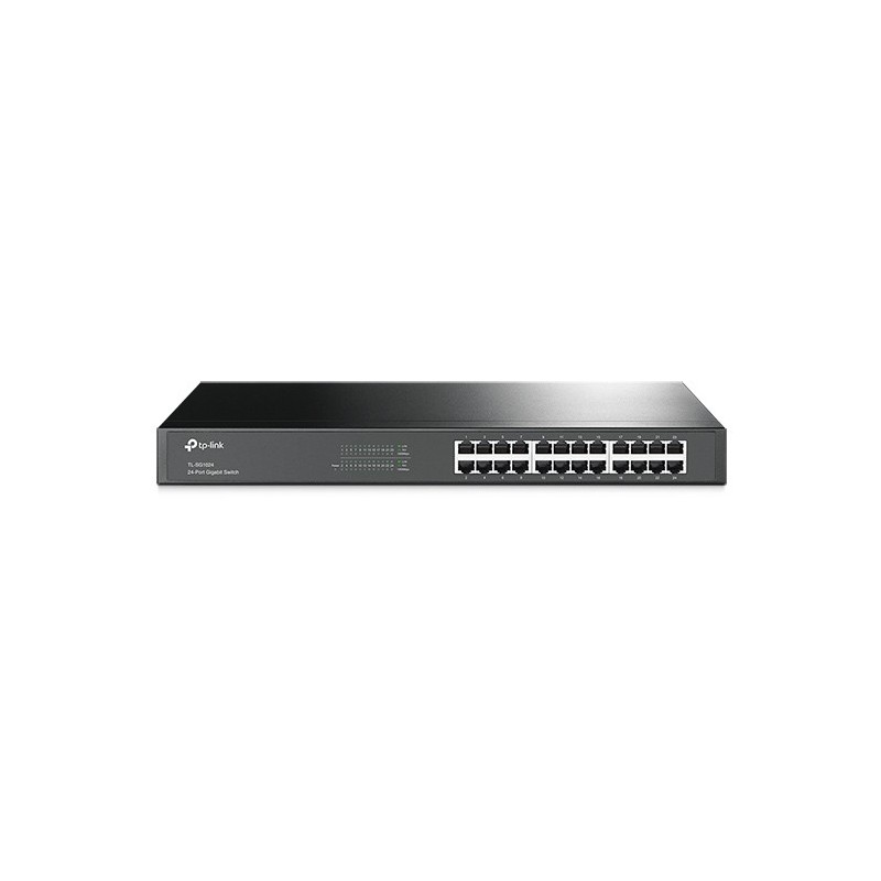 TP-Link TL-SG1024 Non-géré Gigabit Ethernet (10/100/1000) 1U Noir TP-Link TL-SG1024 Non-géré Gigabit Ethernet (10/100/1000) 1U Noir