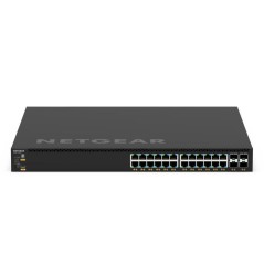 NETGEAR GSM4328 Géré L3 Gigabit Ethernet (10 100 1000) Connexion Ethernet, supportant l'alimentation via ce port (PoE) 1U Noir