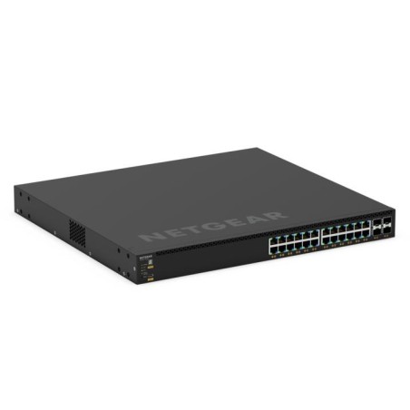 NETGEAR GSM4328 Géré L3 Gigabit Ethernet (10/100/1000) Connexion Ethernet, supportant l'alimentation via ce port (PoE) 1U Noir