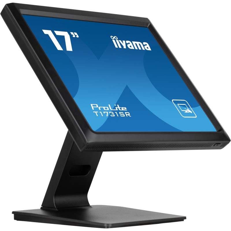 iiyama ProLite T1731SR-B1S écran plat de PC 43,2 cm (17") 1280 x 1024 pixels SXGA LCD Écran tactile Noir iiyama ProLite T1731SR-B1S écran plat de PC 43,2 cm (17") 1280 x 1024 pixels SXGA LCD Écran tactile Noir