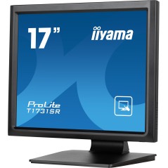 iiyama ProLite T1731SR-B1S écran plat de PC 43,2 cm (17") 1280 x 1024 pixels SXGA LCD Écran tactile Noir