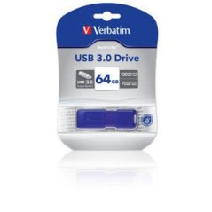 Verbatim 43897 lecteur USB flash 64 Go USB Type-A 3.2 Gen 1 (3.1 Gen 1) Bleu