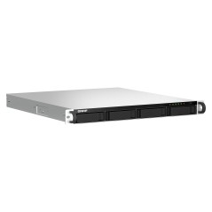 QNAP TS-464U-RP NAS Rack (1 U) Intel® Celeron® N5095 8 Go DDR4 0 To QNAP Turbo System Aluminium, Noir