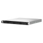 QNAP TS-464U-RP NAS Rack (1 U) Intel® Celeron® N5095 8 Go DDR4 0 To QNAP Turbo System Aluminium, Noir