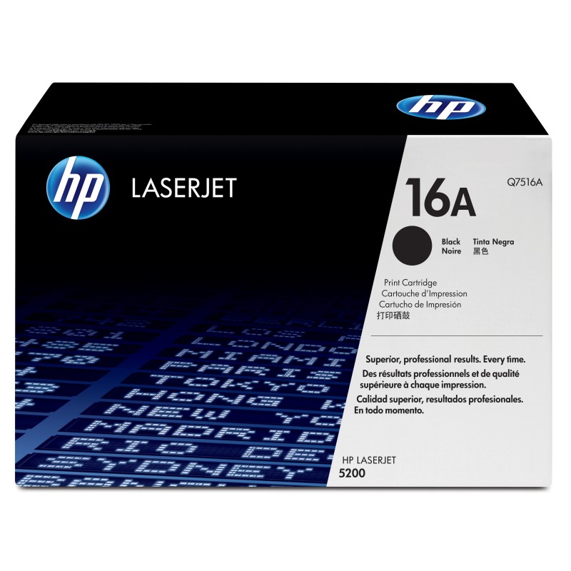 HP 16A toner LaserJet noir authentique HP 16A toner LaserJet noir authentique
