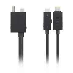 Lenovo 4X91K16970 Câble Thunderbolt 0,7 m 40 Gbit/s Noir