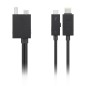 Lenovo 4X91K16970 Câble Thunderbolt 0,7 m 40 Gbit/s Noir