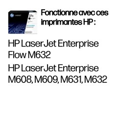 HP Cartouche de toner noir authentique 37X LaserJet grande capacité
