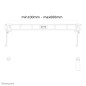 Neomounts PLASMA-W860 Support pour écran mural 32-60" - fixe Neomounts PLASMA-W860 Support pour écran mural 32-60" - fixe