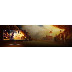 AOC G4 34'' CU34G4CA écran plat de PC 86,4 cm (34") 3440 x 1440 pixels Noir, Rouge