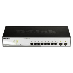 D-Link DGS-1210-10 commutateur réseau Géré L2 Gigabit Ethernet (10 100 1000) 1U Noir, Gris