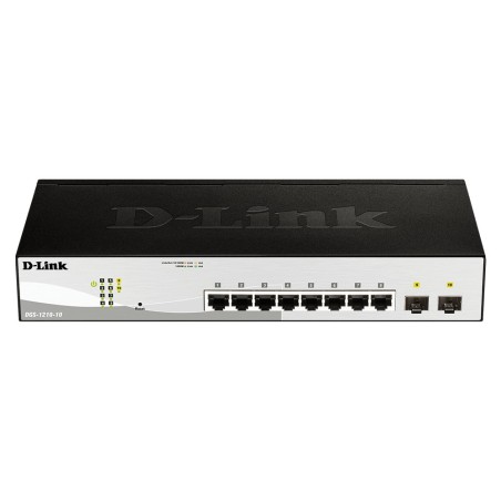 D-Link DGS-1210-10 commutateur réseau Géré L2 Gigabit Ethernet (10 100 1000) 1U Noir, Gris