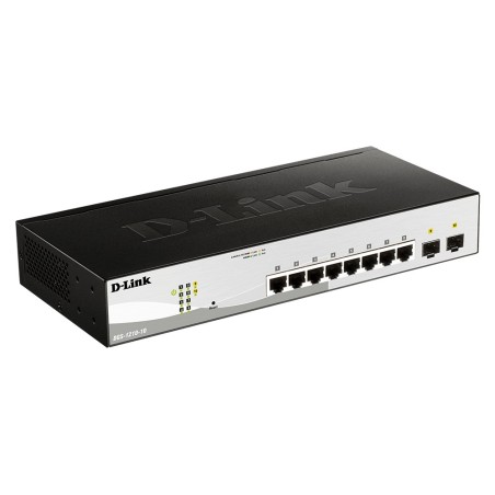 D-Link DGS-1210-10 commutateur réseau Géré L2 Gigabit Ethernet (10/100/1000) 1U Noir, Gris