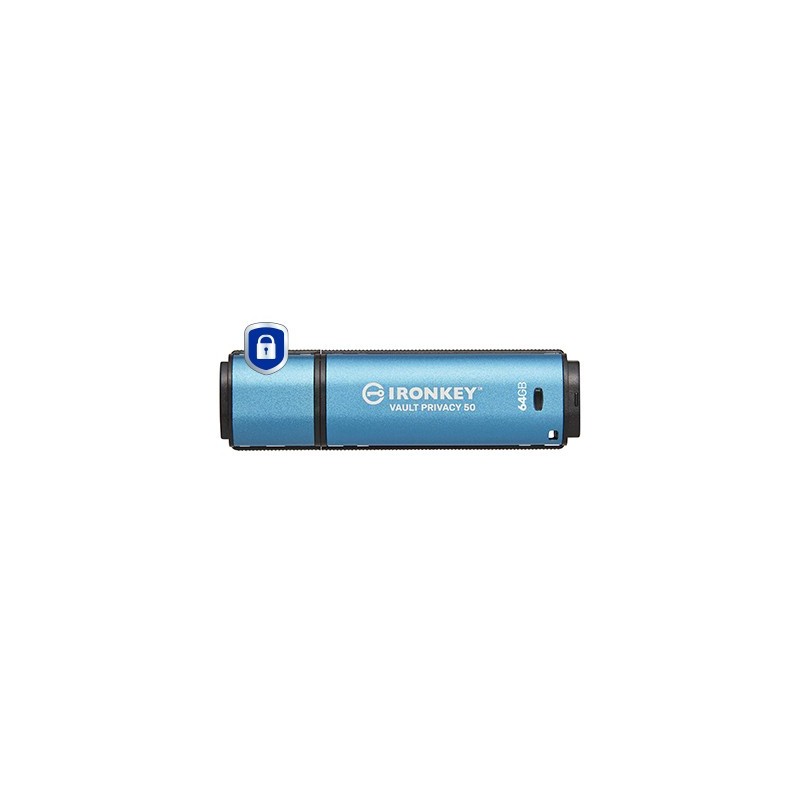 Kingston Technology IronKey 64Go Vault Privacy 50 chiffrée AES-256, FIPS 197