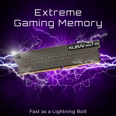 Klevv BOLT XR 8GB 4000MHz Gaming Memory DDR4-RAM XMP 2.0 Non-RGB Extreme Performance Overclocking module de mémoire 8 Go 1 x 8