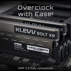 Klevv BOLT XR 8GB 4000MHz Gaming Memory DDR4-RAM XMP 2.0 Non-RGB Extreme Performance Overclocking module de mémoire 8 Go 1 x 8