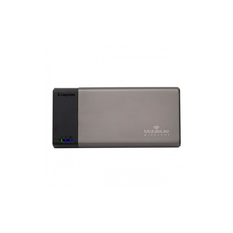 Kingston Technology MobileLite Wireless lecteur de carte mémoire Wi-Fi Noir, Gris Kingston Technology MobileLite Wireless lecteur de carte mémoire Wi-Fi Noir, Gris