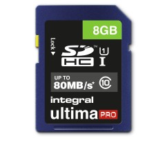 Integral INSDH8G10-80U1 mémoire flash 8 Go SD UHS-I