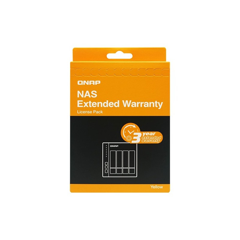 QNAP LIC-NAS-EXTW-YELLOW-3Y extension de garantie et support 3 année(s)