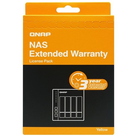 QNAP LIC-NAS-EXTW-YELLOW-3Y extension de garantie et support 3 année(s)