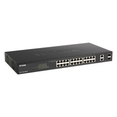 D-Link DGS-1100-26MPV2 B Géré L2 Gigabit Ethernet (10 100 1000) Connexion Ethernet, supportant l'alimentation via ce port (PoE)