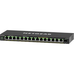 NETGEAR GS316EPP Géré Gigabit Ethernet (10/100/1000) Connexion Ethernet, supportant l'alimentation via ce port (PoE) Noir