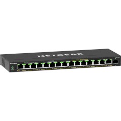 NETGEAR GS316EPP Géré Gigabit Ethernet (10 100 1000) Connexion Ethernet, supportant l'alimentation via ce port (PoE) Noir