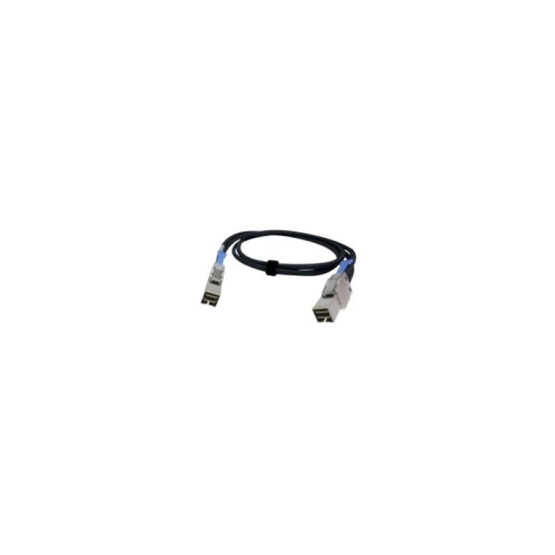 QNAP CAB-SAS05M-8644 câble Serial Attached SCSI (SAS) 0,5 m Noir