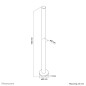 Neomounts FPMA-D9POLE Extension pour support d'écran à fixer - h100 cm Neomounts FPMA-D9POLE Extension pour support d'écran à fixer - h100 cm