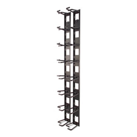 APC NetShelter - Organisateur câbles vertical - Rack - 8 anneaux - 0U