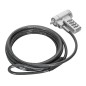 Targus ASP96GLX-25S câble antivol Argent 2 m Targus ASP96GLX-25S câble antivol Argent 2 m