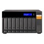 QNAP TL-D800S Boîtier de disques de stockage Boîtier disque dur/SSD Noir, Gris 2.5/3.5"