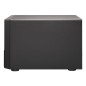 QNAP TL-D800S Boîtier de disques de stockage Boîtier disque dur/SSD Noir, Gris 2.5/3.5"