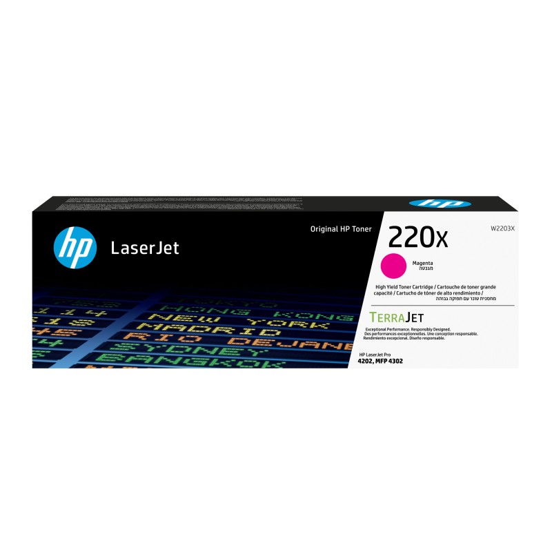 HP Toner LaserJet magenta authentique 220X HP Toner LaserJet magenta authentique 220X