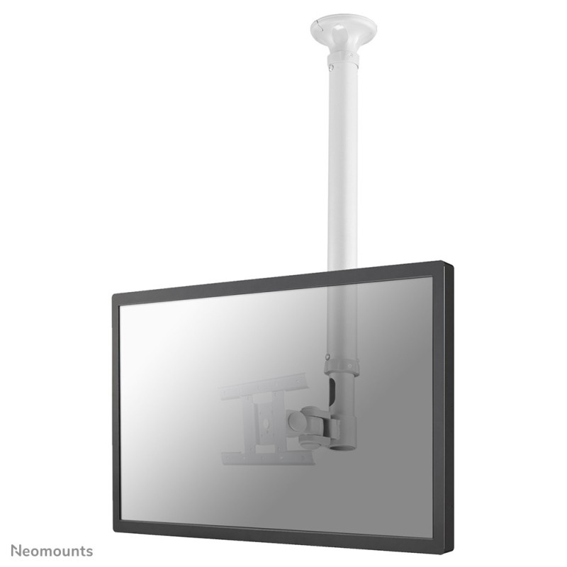 Neomounts FPMA-C100WHITE Support de plafond pour écran de 10-30" - h79-129 cm Neomounts FPMA-C100WHITE Support de plafond pour écran de 10-30" - h79-129 cm
