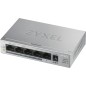Zyxel GS1005HP Non-géré Gigabit Ethernet (10/100/1000) Connexion Ethernet, supportant l'alimentation via ce port (PoE) Argent Zyxel GS1005HP Non-géré Gigabit Ethernet (10/100/1000) Connexion Ethernet, supportant l'alimentation via ce port (PoE) Argent